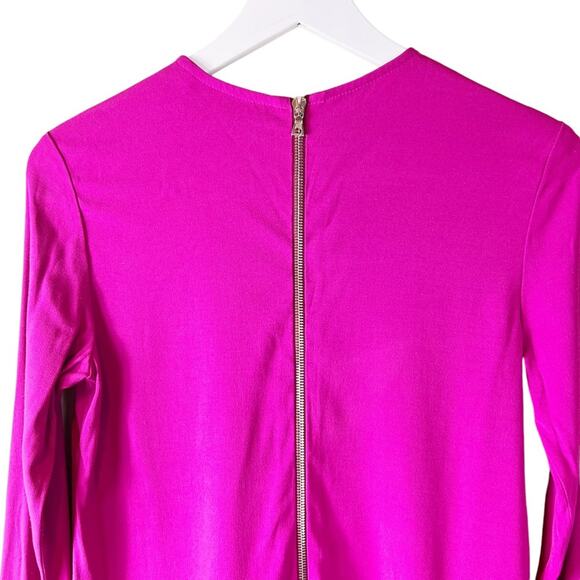 NWT Alexis Pink Seine MIDI dress‎ removable wrist ruffles S - Picture 4 of 10